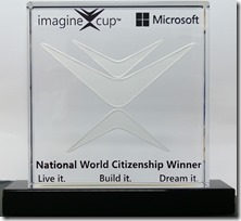 IC2013 Crystal - World Citizenship Winner