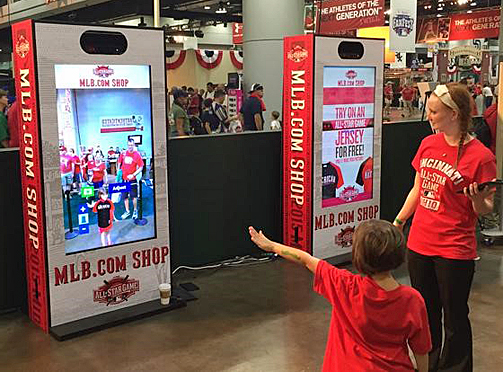 Virtual Mirror at the MLB All-Star Game FanFest