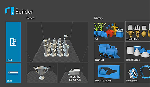 3D Builder uses Kinect v2 to create accurate, three-dimensional models, ready for 3D printing.