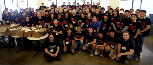 New York City Hackathon participants