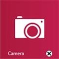 Camera app tile with glyph representing expired license