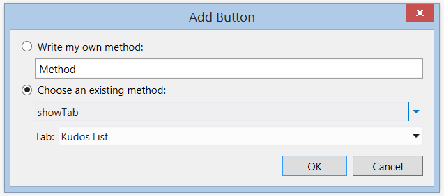 Figure 21. Add Button dialog box