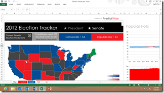 Election Tracker app