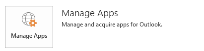 Figure 2. Install the app in Outlook 