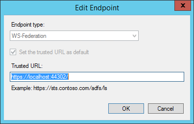 Edit Endpoint Wizard