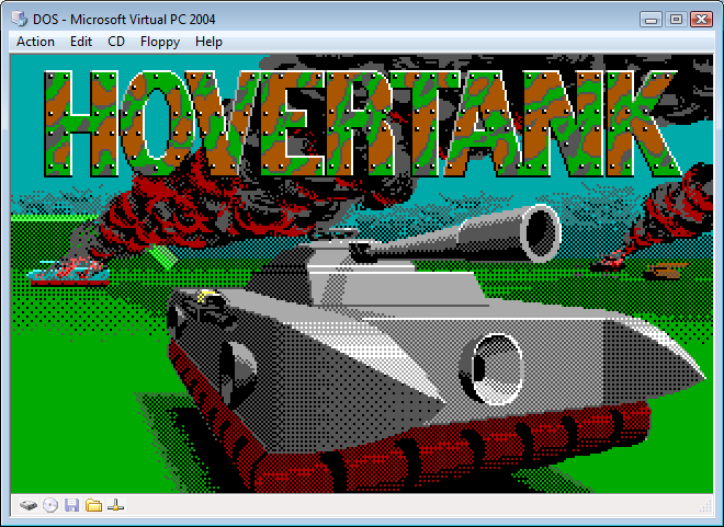 HoverTank 3D under Virtual PC