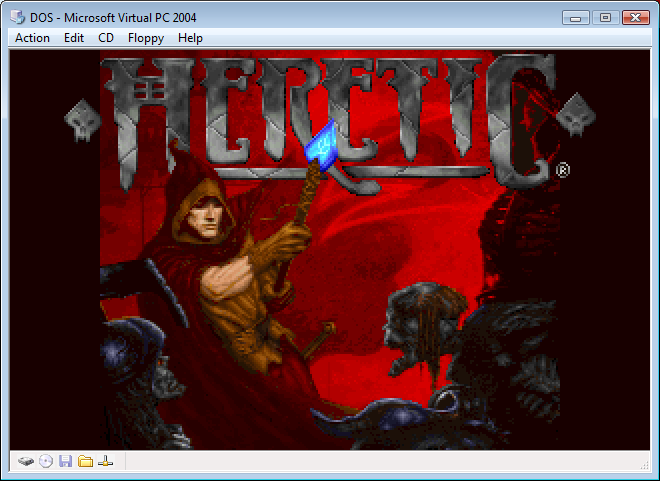 Heretic under Virtual PC