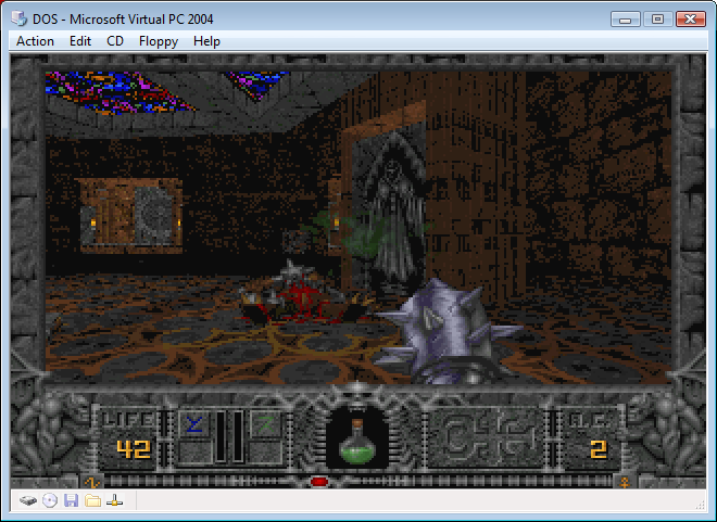 Hexen under Virtual PC