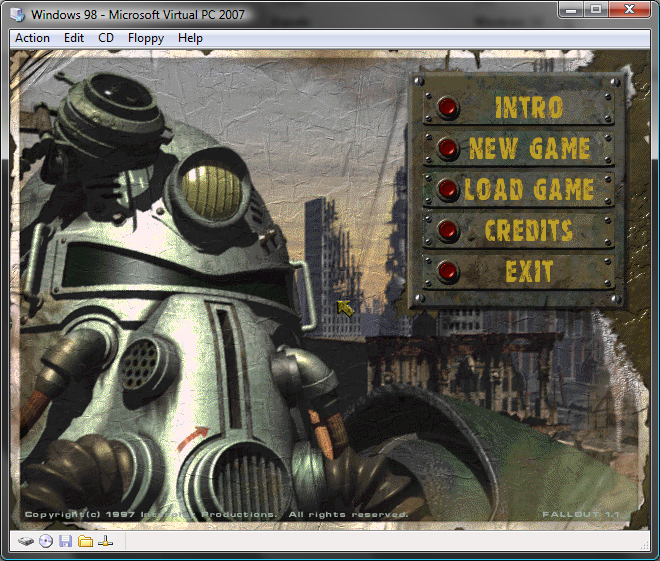 Fallout under Virtual PC