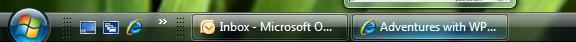 Windows Vista task bar