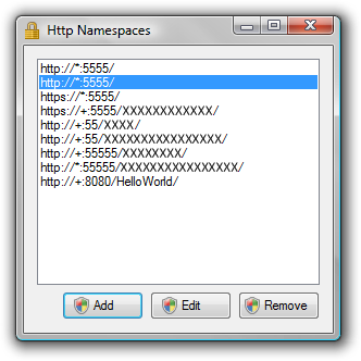 Http Namespace Manager