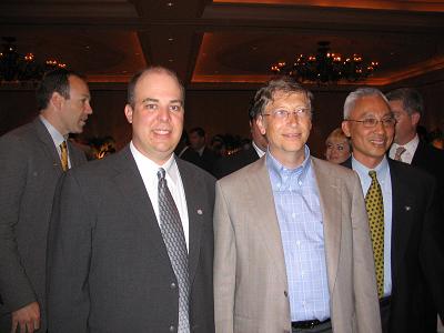 Bill Gates and Ed Hild