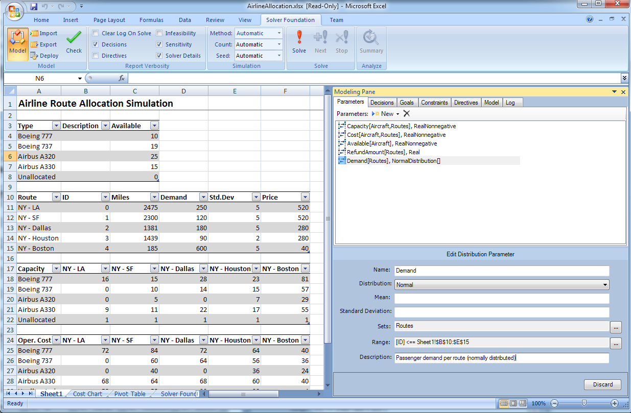 Solver Foundation Add-In for Excel 2007