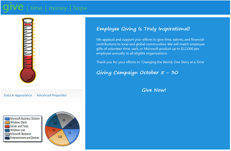 Giving Campaign Web Site