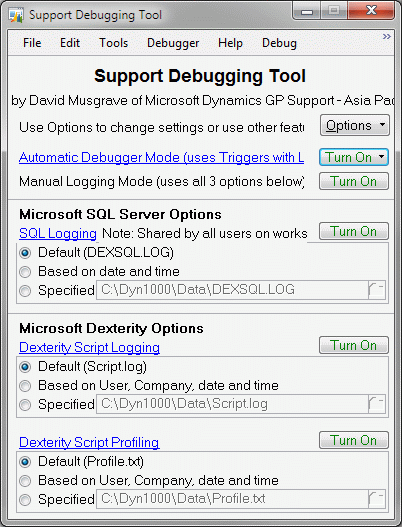 Support Debugging Tool - Windows 7 font incorrect