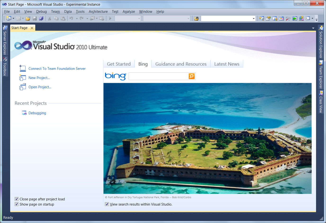 Bing Custom StartPage