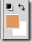 color swatch in Tools panel