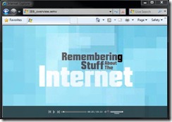 Remembering Stuff about the Internet