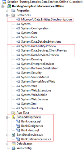 Occasionally Connected ADO.Net Data Service with “Astoria Offline” Preview