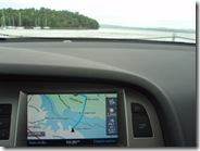 In the Car on Lake Champlain