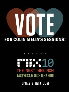 vote for colin melia