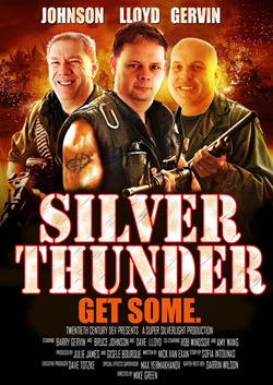 "Silver Thunder" parody poster for "Silverlight on the Silver Screen"