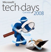 Microsoft Tech Days Canada 2008 logo