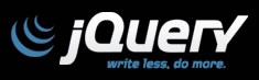 jQuery logo: "Write less, do more."