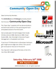 Kuwait Community Open Day Invitation Graphic