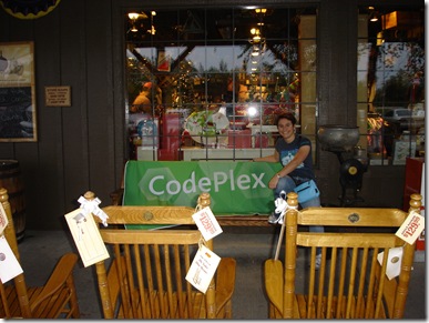 CodePlex banner at Cracker Barrel