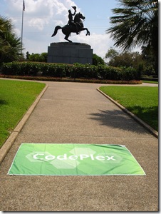 CodePlex banner at Jackson Square