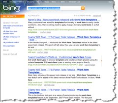 Bing - Site Search