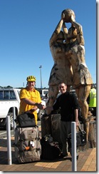 Chris and Jeremy at Invercargill Airport