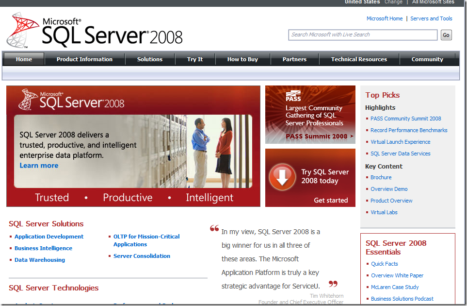 Sql Server 2008 Released