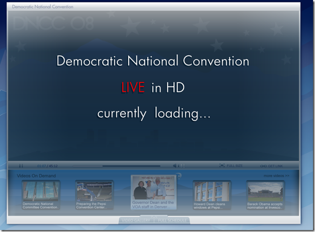 Democratic National Convention in HD on your PC