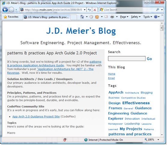 J.D. Meier's Blog