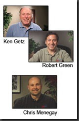 Ken Getz, Robern Green and Chris Menegay