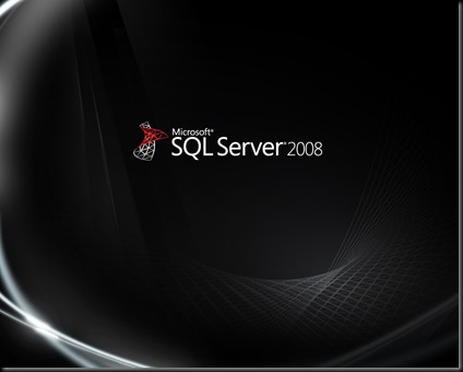 SQL Server 2008 desktop background - dark version - full screen