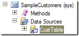 Sample Customer Dataset in the AOT