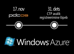 Viimane võimalus registreerida Windows Azure CTP arenduskonto