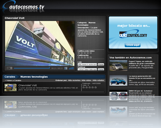 Videos de coches en Autocosmos TV