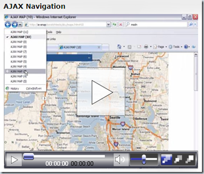 Video tutorial de AJAX en Internet Explorer 8