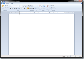 El nuevo Wordpad en Windows 7