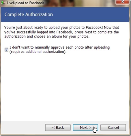 Configuration Facebook