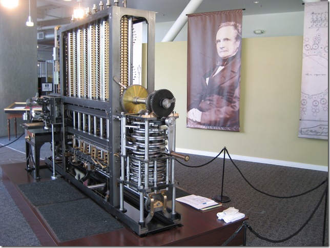 Difference Engine Side View