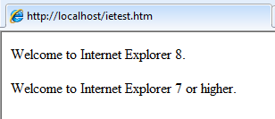 IE8 Browser Mode