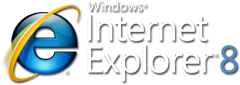 Internet Explorer 8 IE logo v r