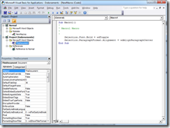 Visual Basic Editor (VBE)