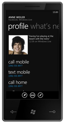 Windows Phone 7 screenshot