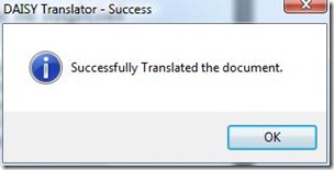 Translation successfull